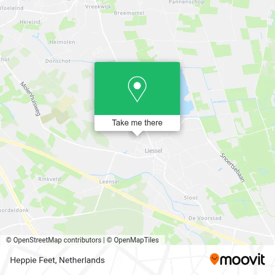 Heppie Feet map