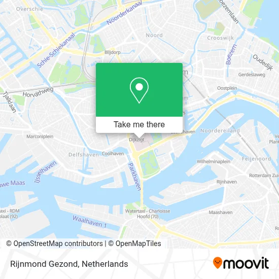 Rijnmond Gezond map