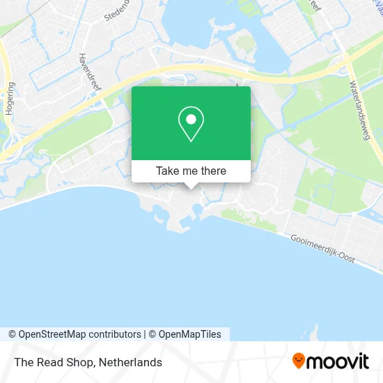 The Read Shop map