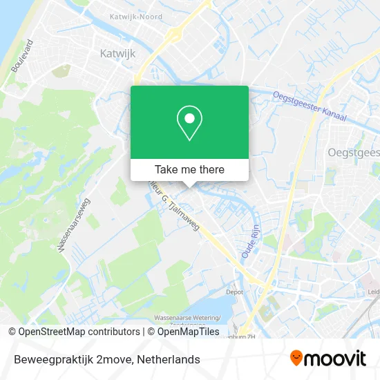 Beweegpraktijk 2move map