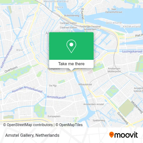 Amstel Gallery map