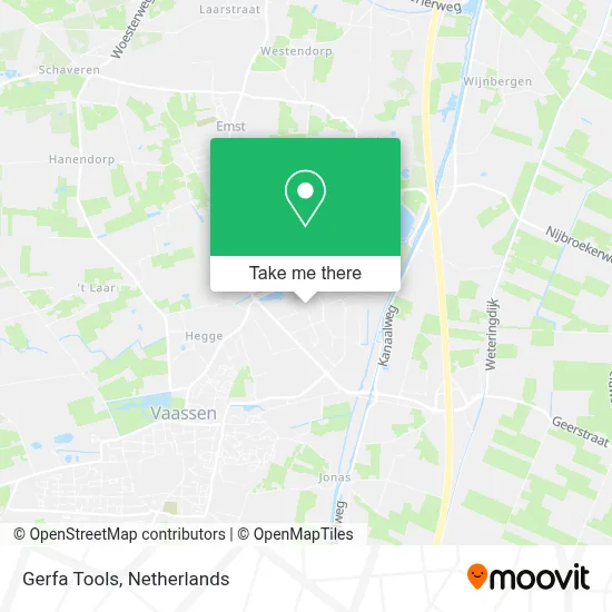 Gerfa Tools map