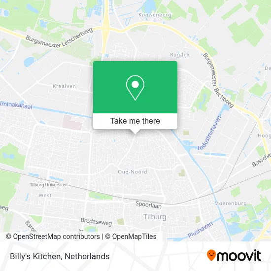 Billy's Kitchen map