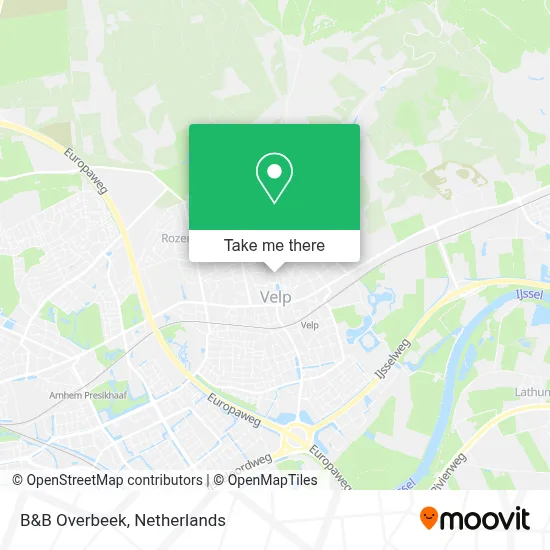 B&B Overbeek Karte