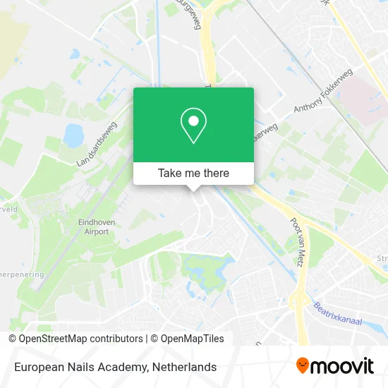 European Nails Academy map
