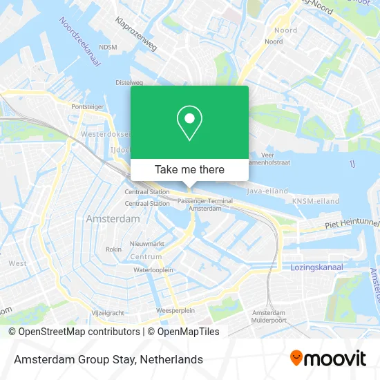 Amsterdam Group Stay map