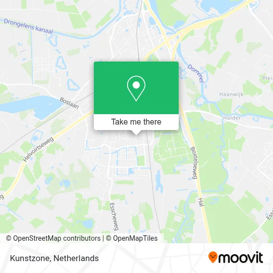 Kunstzone map