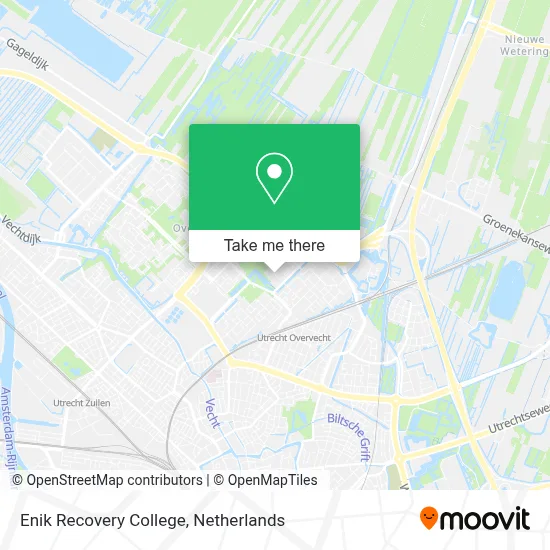 Enik Recovery College map