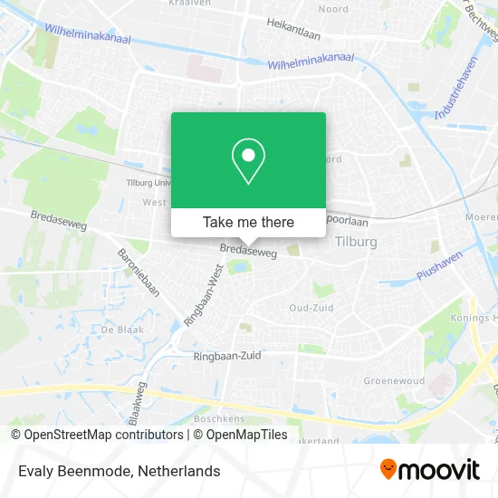 Evaly Beenmode map