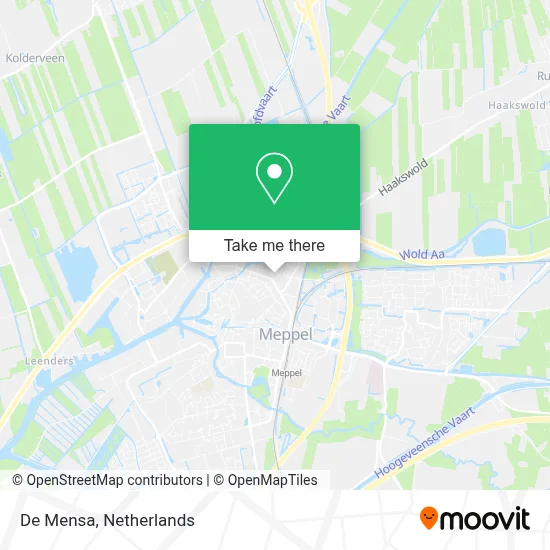 De Mensa map