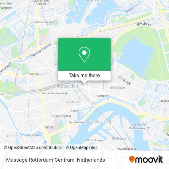 Massage Rotterdam Centrum map