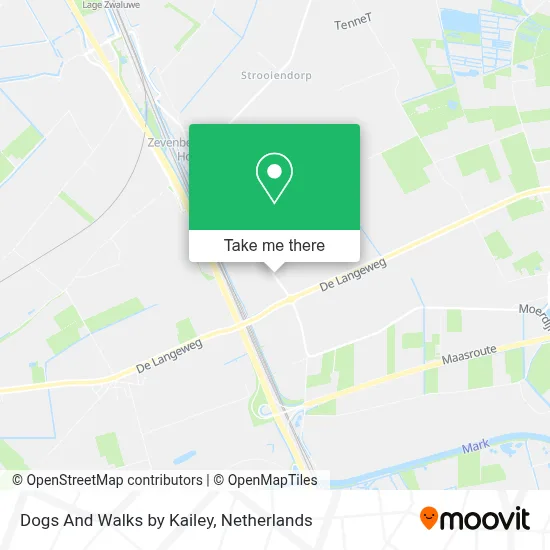 Dogs And Walks by Kailey map