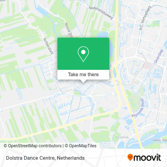 Dolstra Dance Centre map