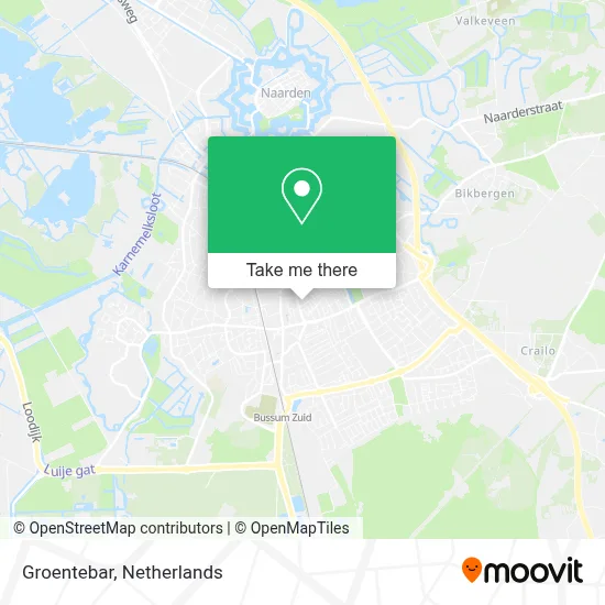 Groentebar map