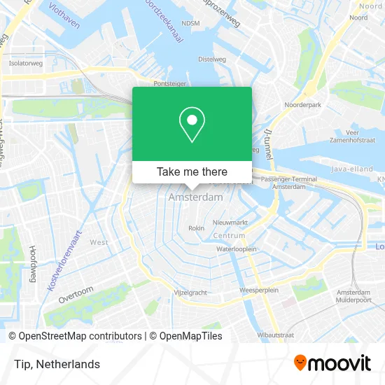 Tip map