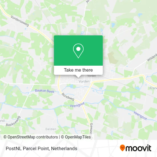 Postnl Pakketpunt map