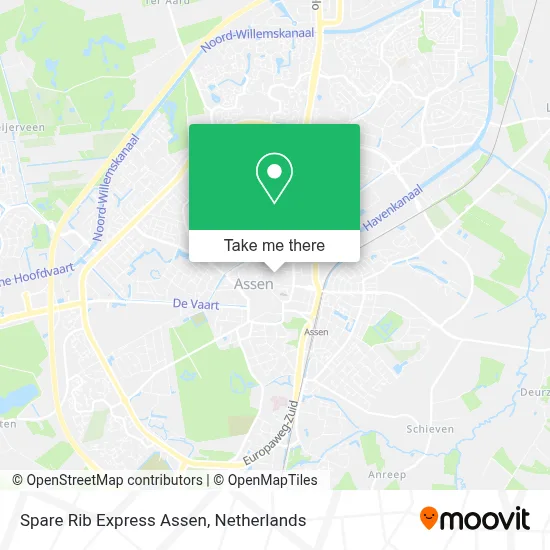Spare Rib Express Assen map