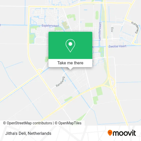 Jitha's Deli map