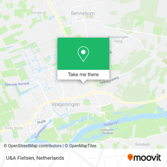 U&A Fietsen map