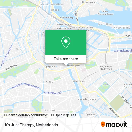 It's Just Therapy map