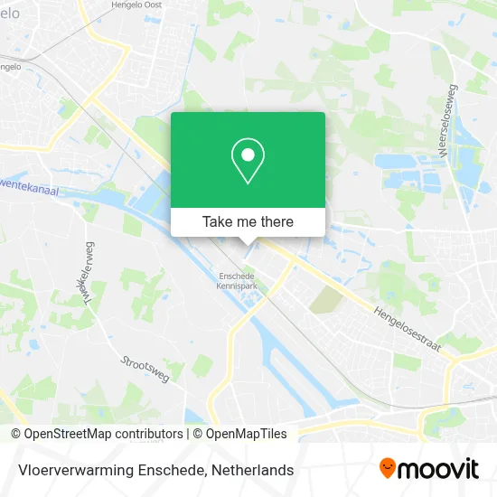 Vloerverwarming Enschede map
