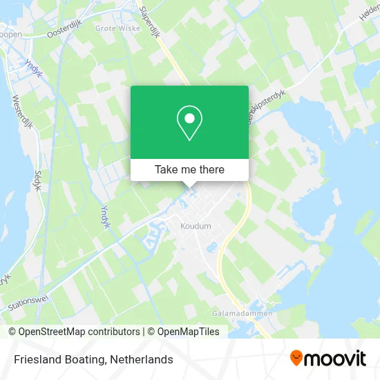 Friesland Boating map