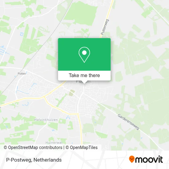 P-Postweg map