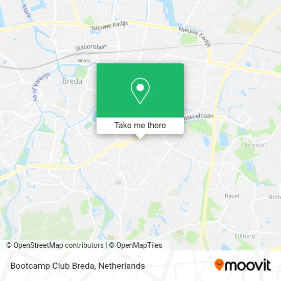 Bootcamp Club Breda Karte