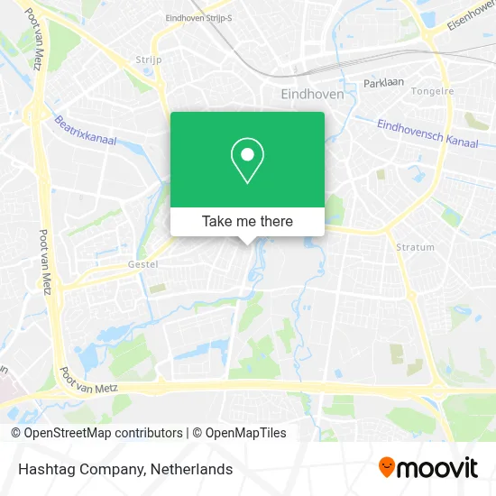 Hashtag Company map