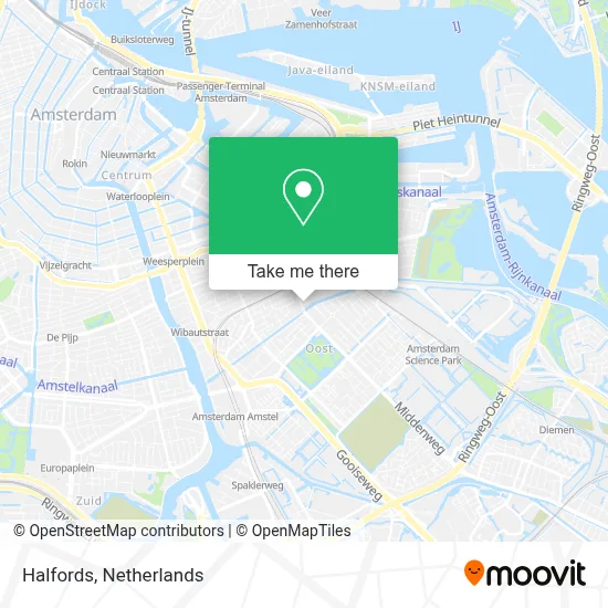 Halfords map