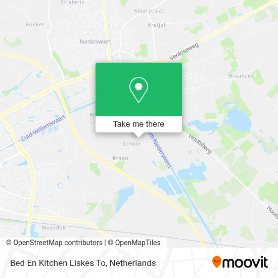 Bed En Kitchen Liskes To map