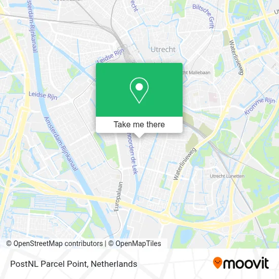 Postnl Pakketpunt map