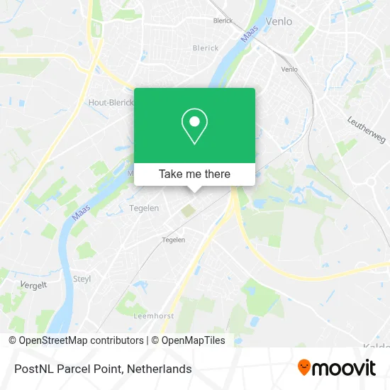Postnl Pakketpunt map