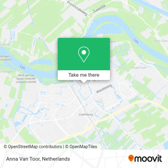 Anna Van Toor map