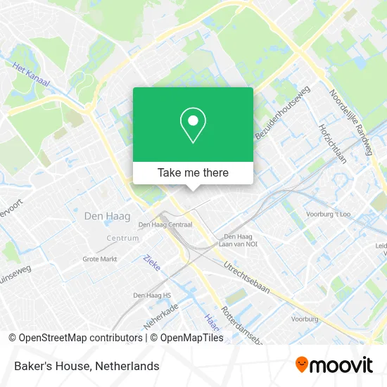 Baker's House map