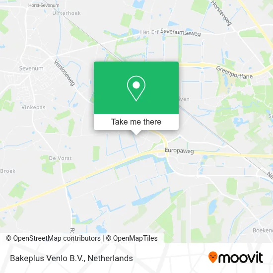 Bakeplus Venlo B.V. map