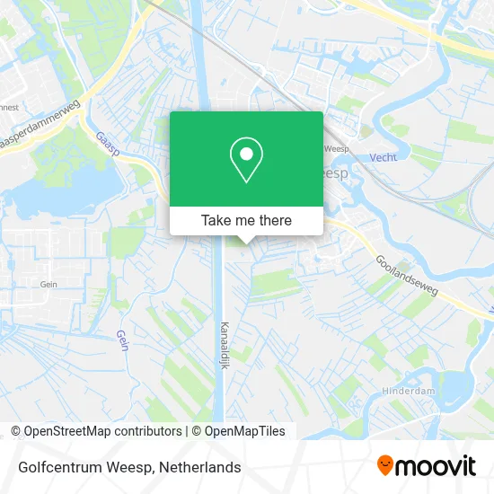 Golfcentrum Weesp map
