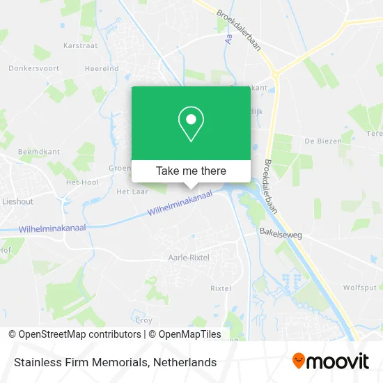 Stainless Firm Memorials map