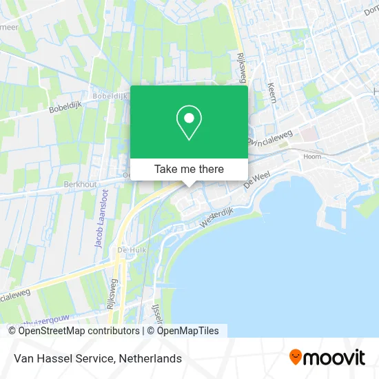 Van Hassel Service map