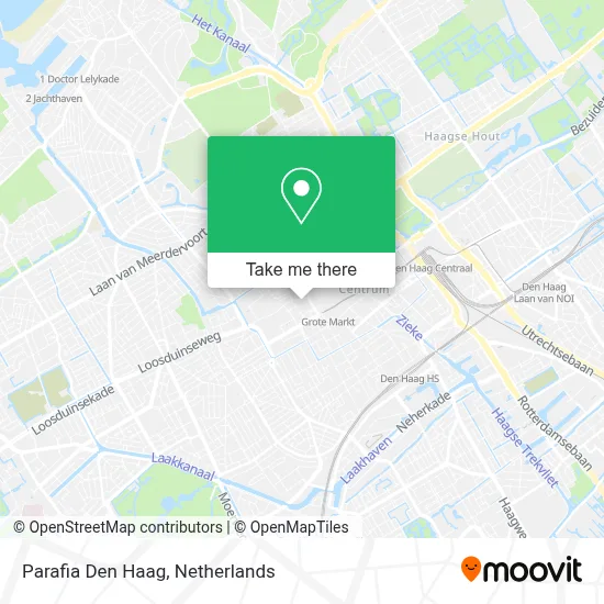 Parafia Den Haag map