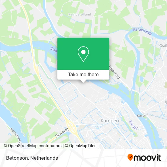 Betonson map