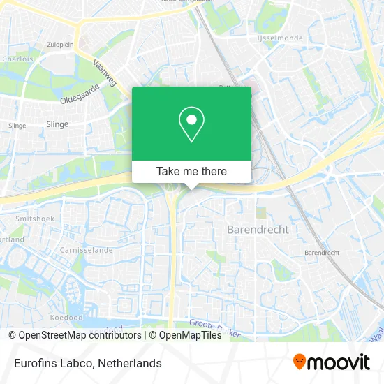Eurofins Labco map
