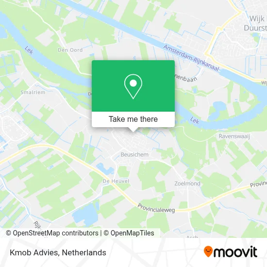 Kmob Advies map