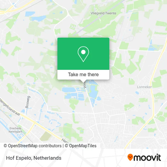Hof Espelo map