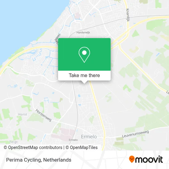 Perima Cycling map