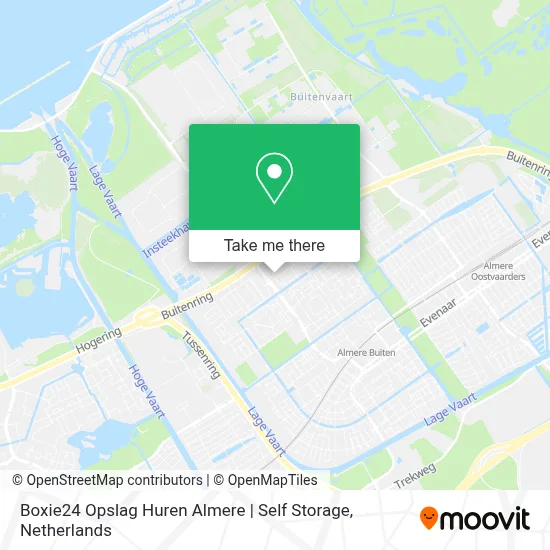 Boxie24 Opslag Huren Almere | Self Storage map