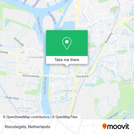 Rixostegels map