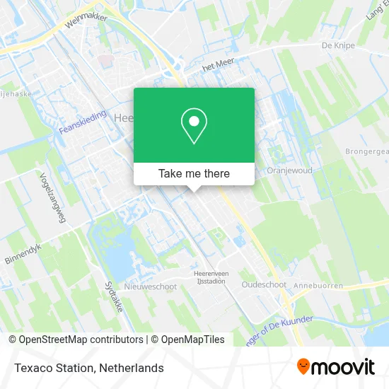 Texaco Station map