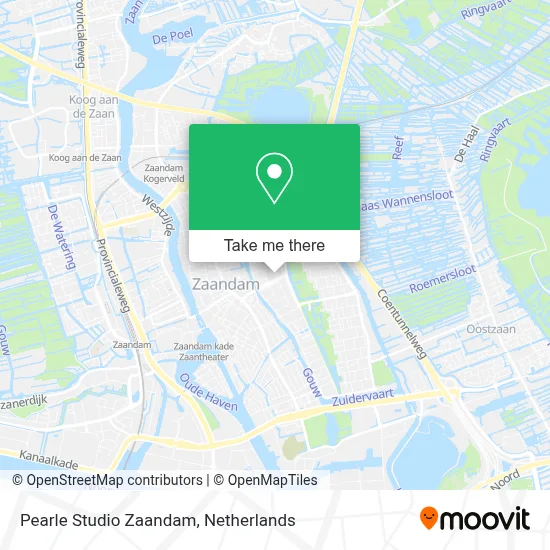 Pearle Studio Zaandam map