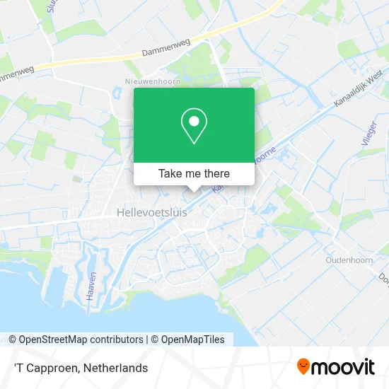 'T Capproen map